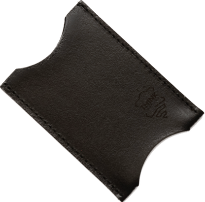 Skórzany wizytownik premium - czarny